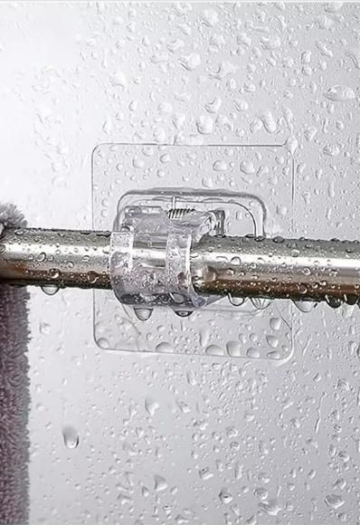 Rods Clips Hook Self Adhesive (Pack of 6)