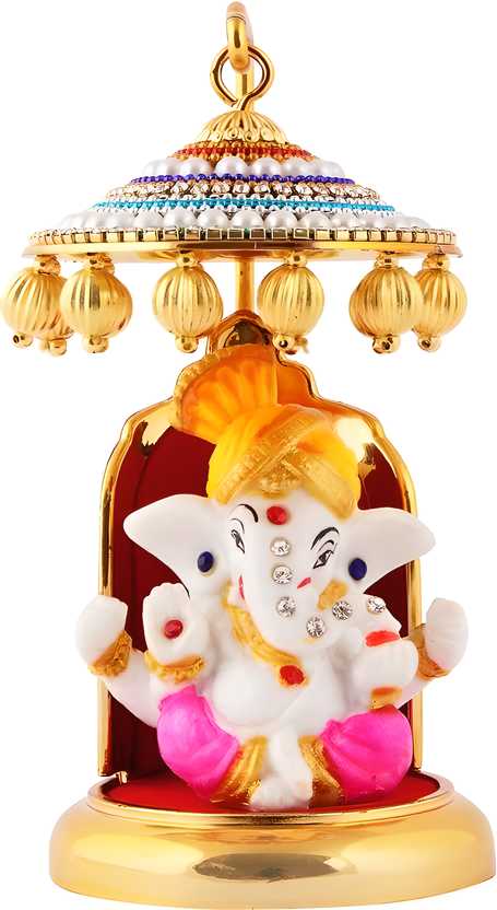 Ganesh Ji Idol Statue for Car Dashboard Showpiece