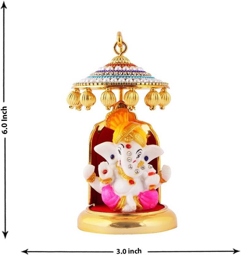 Ganesh Ji Idol Statue for Car Dashboard Showpiece
