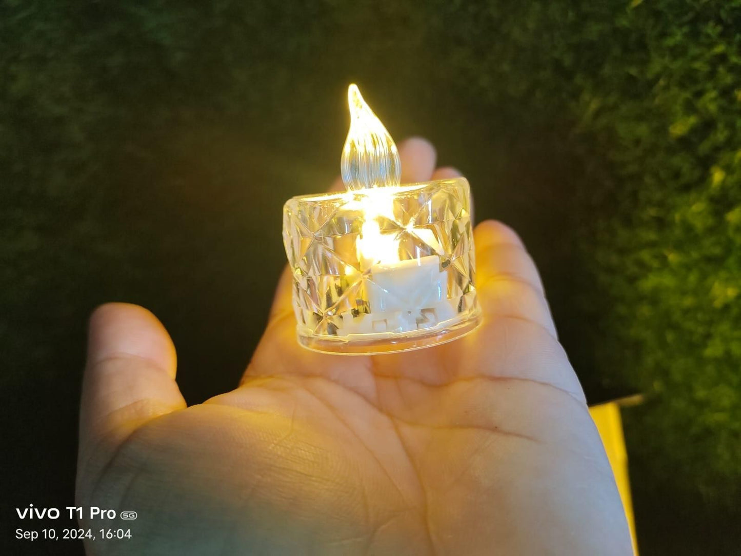 Crystal LED Tea Light Candles