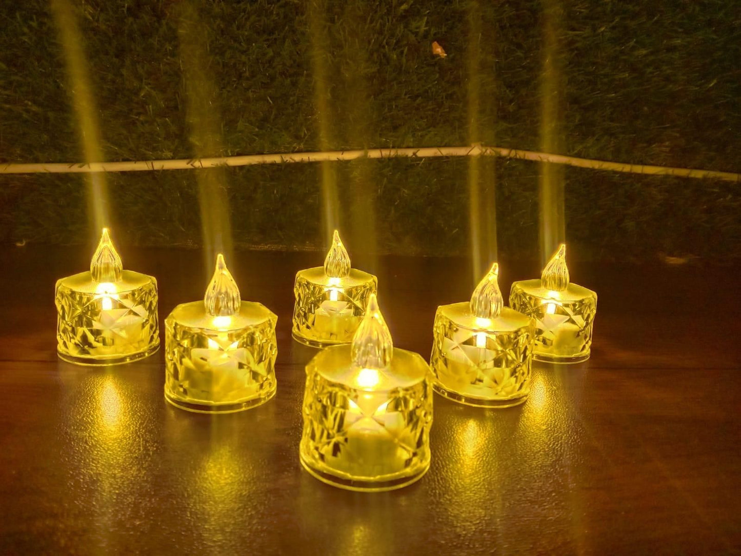 Crystal LED Tea Light Candles