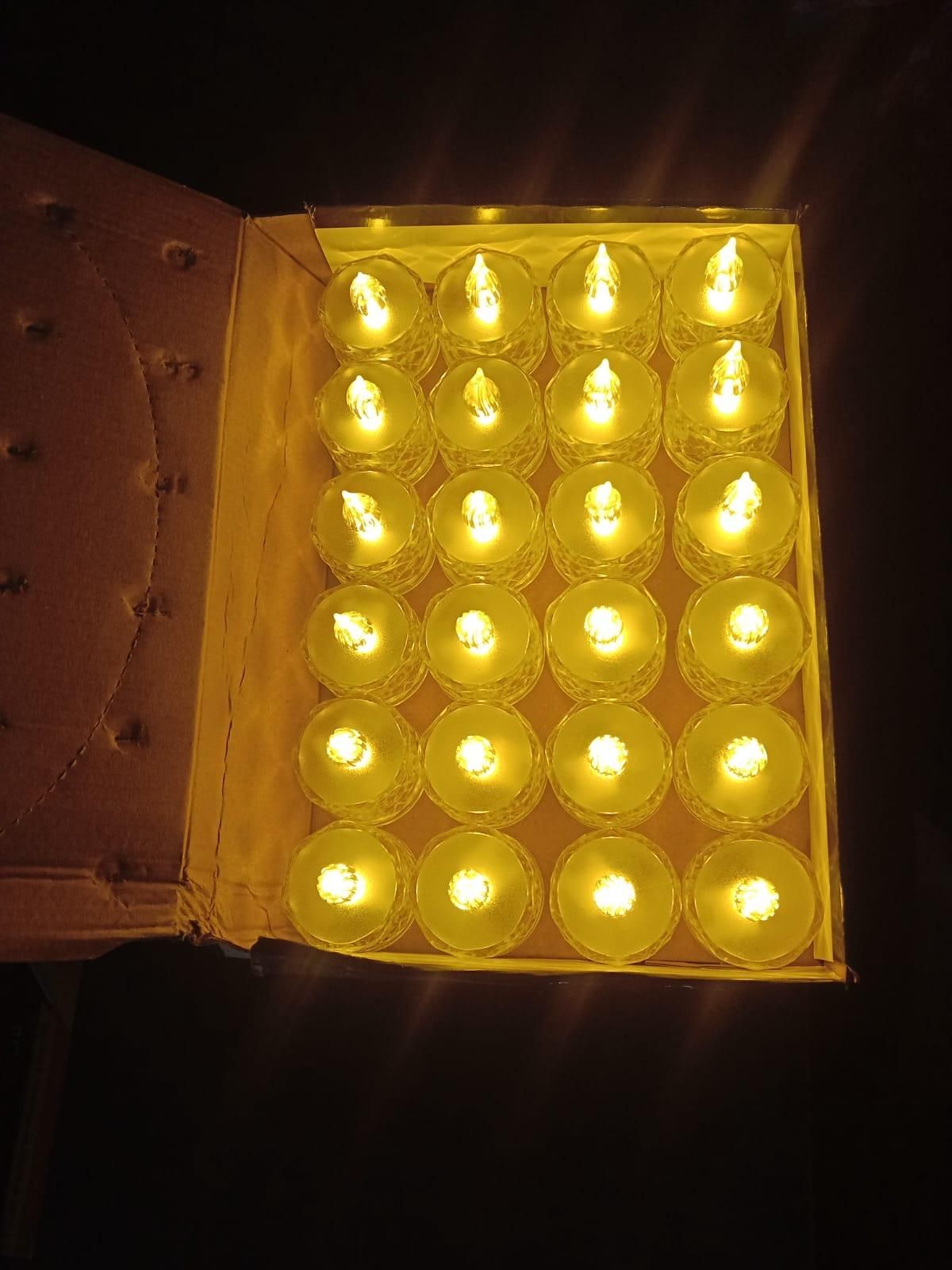 Crystal LED Tea Light Candles