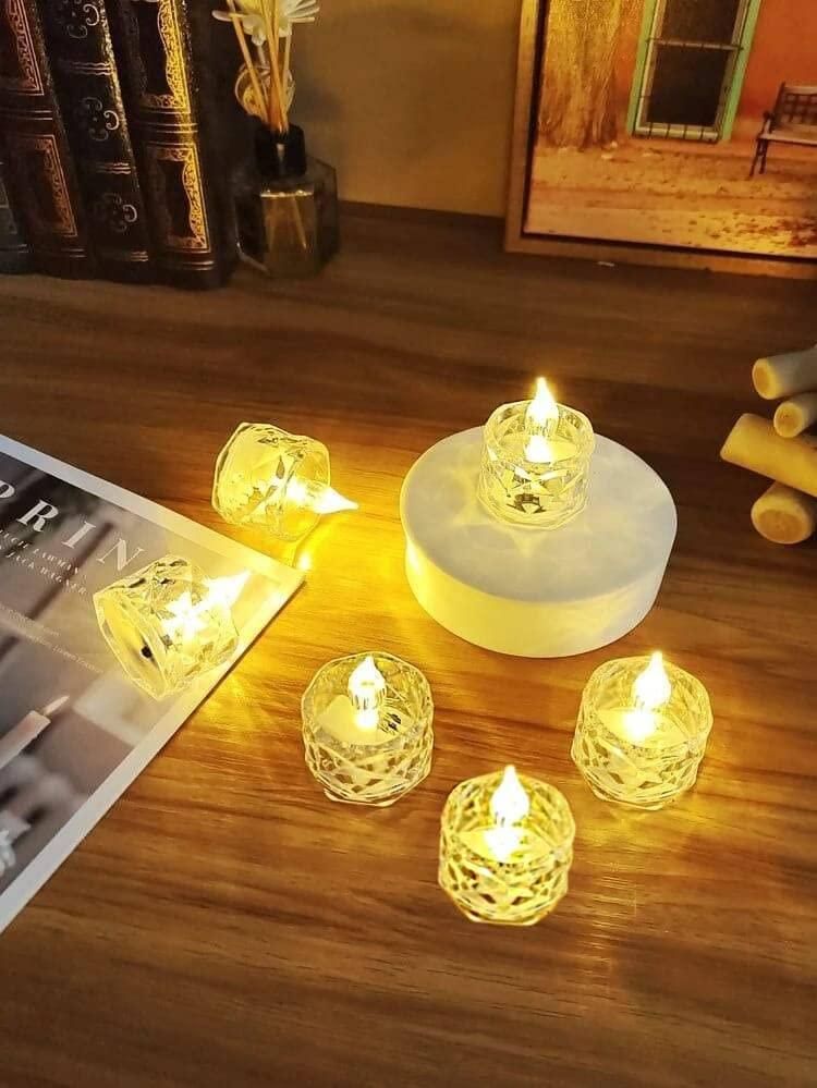 Crystal LED Tea Light Candles