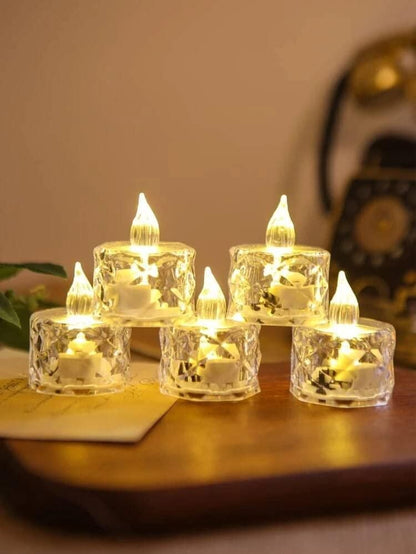 Crystal LED Tea Light Candles