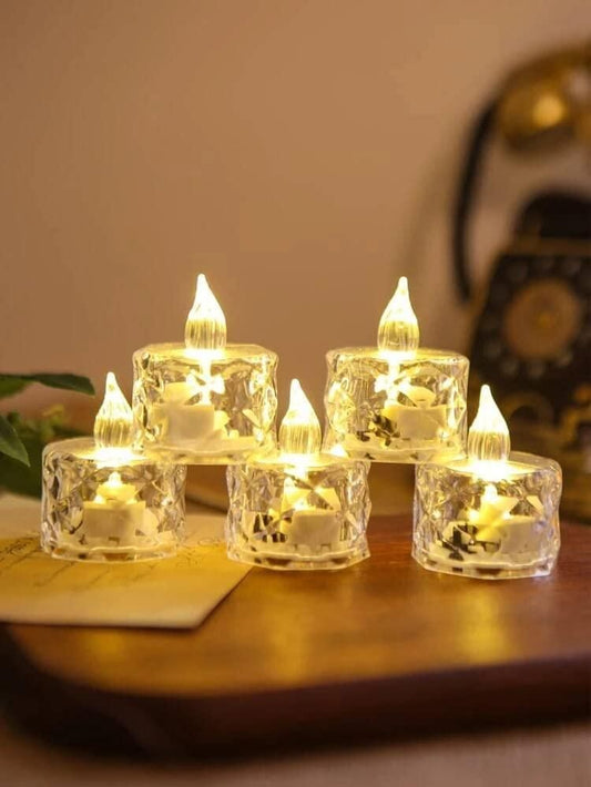 Crystal LED Tea Light Candles