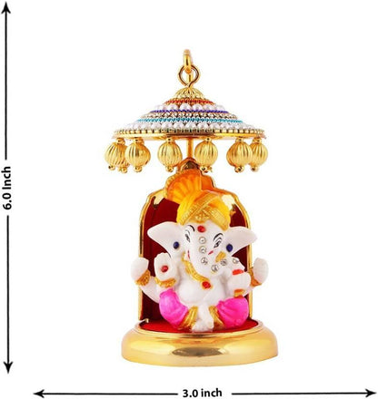 Ganesh Ji Idol Statue for Car Dashboard Showpiece