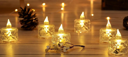 Crystal LED Tea Light Candles